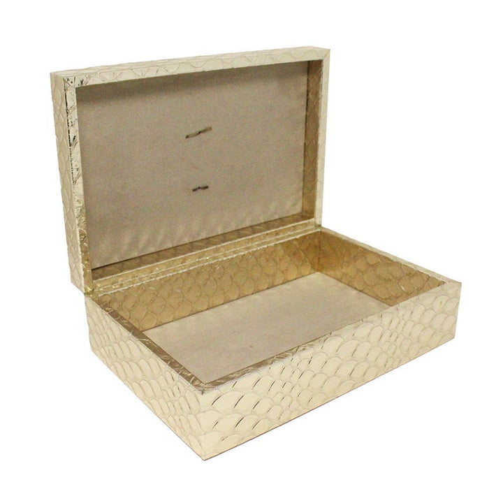 Beetle Embossed Small Box - LAURA CANTU JEWELRY