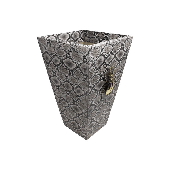 Beetle Embossed Wastebasket - LAURA CANTU JEWELRY