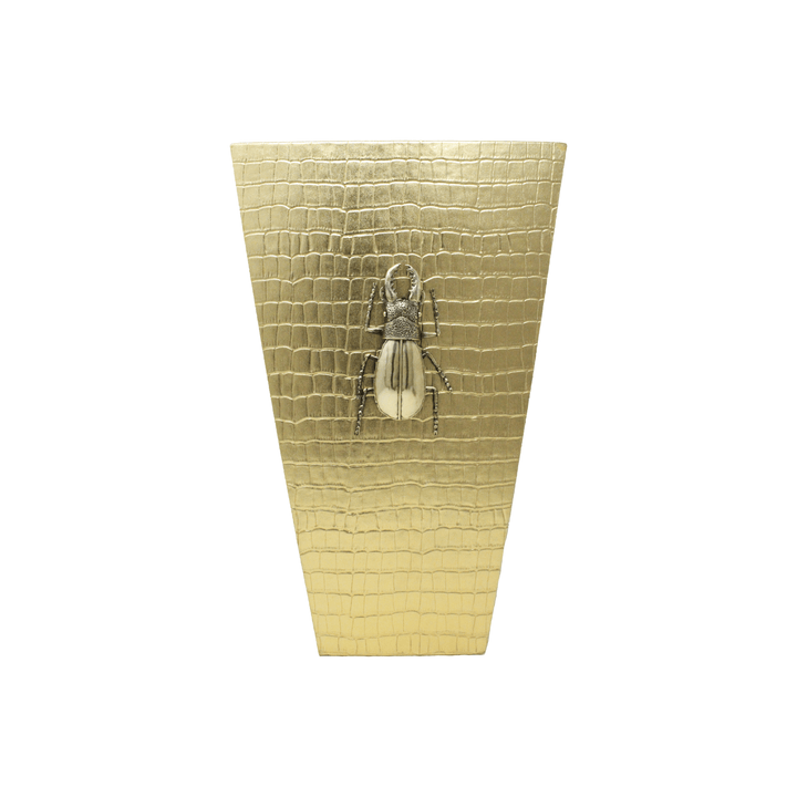 Beetle Embossed Wastebasket - LAURA CANTU JEWELRY