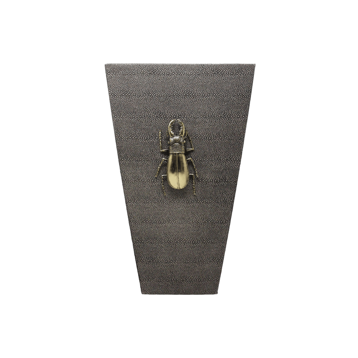 Beetle Embossed Wastebasket - LAURA CANTU JEWELRY