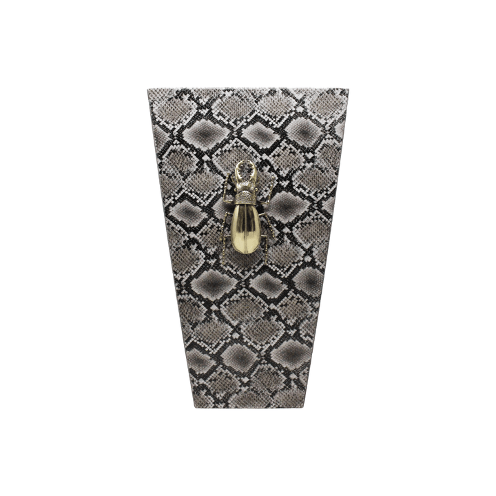 Beetle Embossed Wastebasket - LAURA CANTU JEWELRY