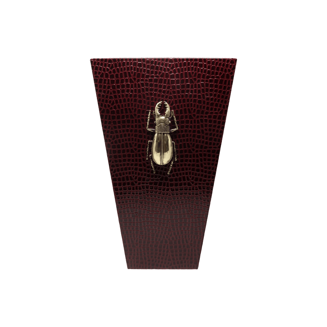Bettle Embossed Wastebasket - LAURA CANTU JEWELRY