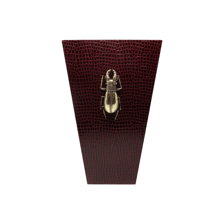 Bettle Embossed Wastebasket - LAURA CANTU JEWELRY
