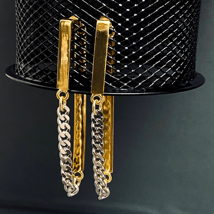 Brianna Bar Earings - LAURA CANTU JEWELRY