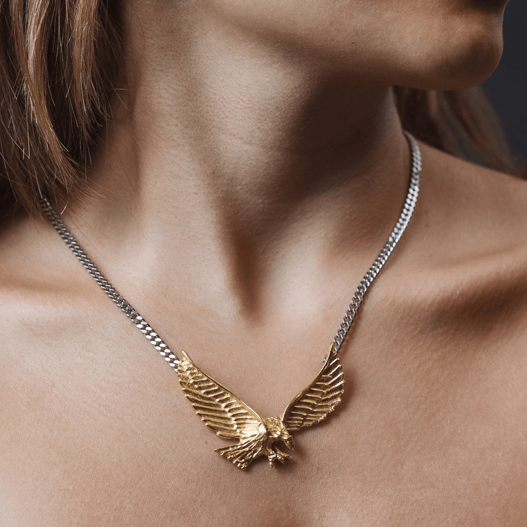 Eagle necklace - LAURA CANTU JEWELRY