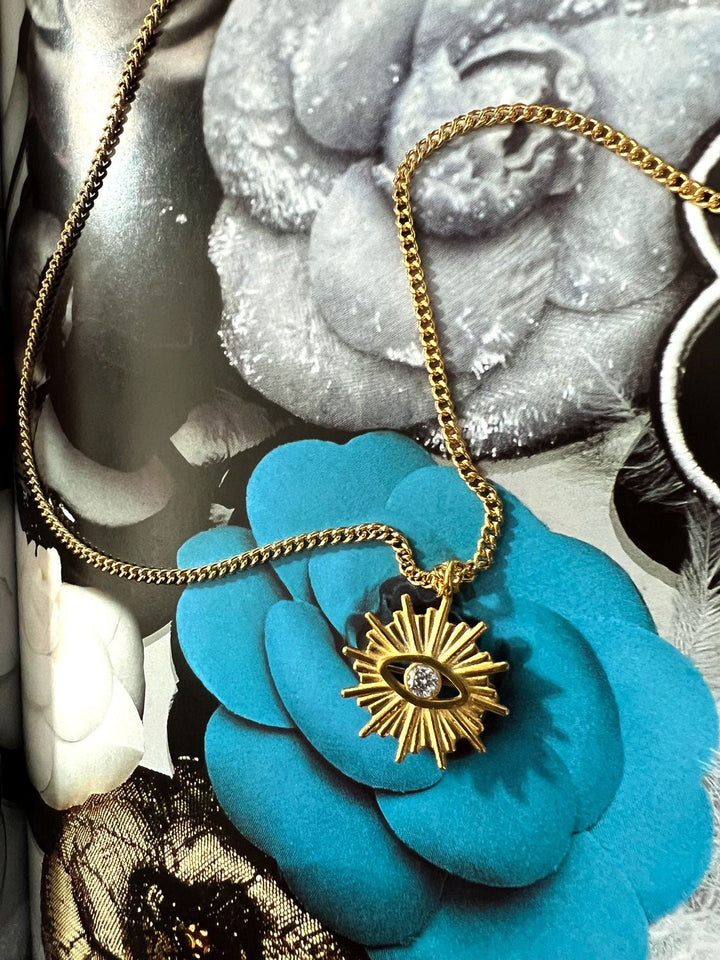 Eye necklace - LAURA CANTU JEWELRY