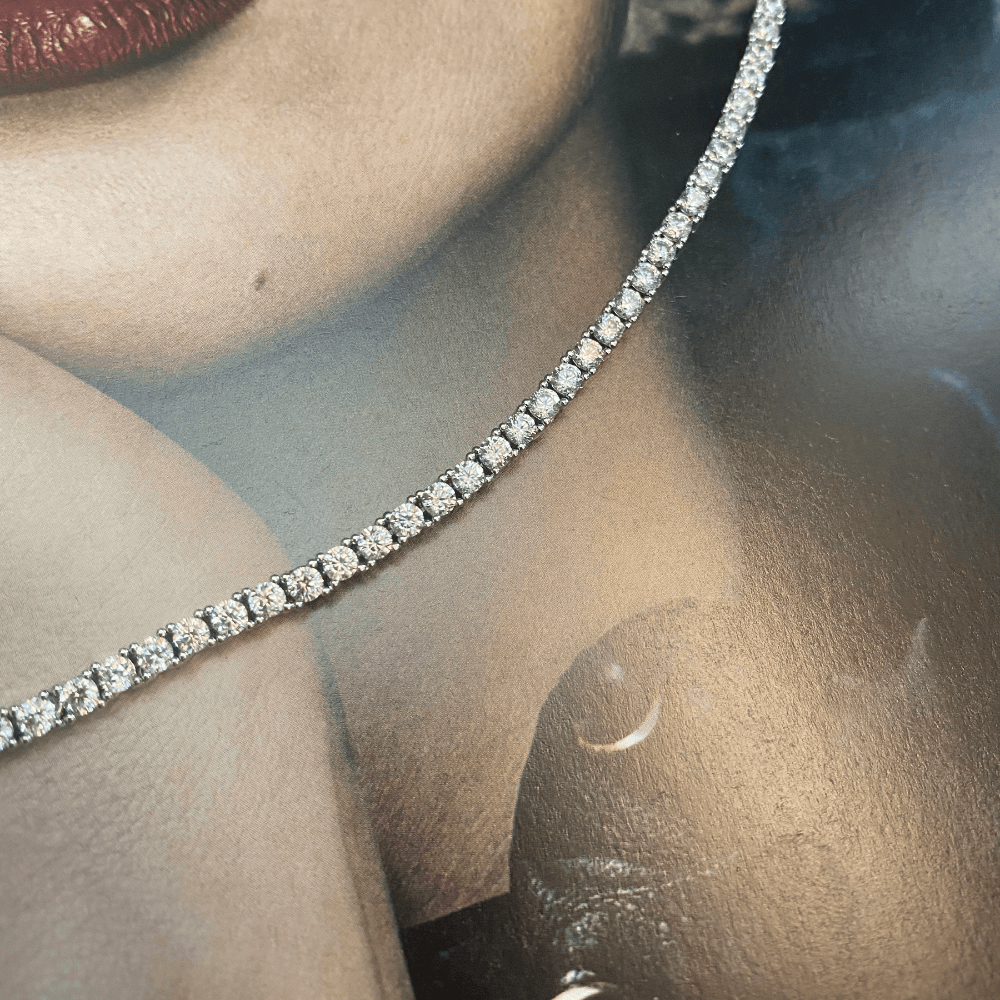 Gargantilla Large Cristal - LAURA CANTU JEWELRY