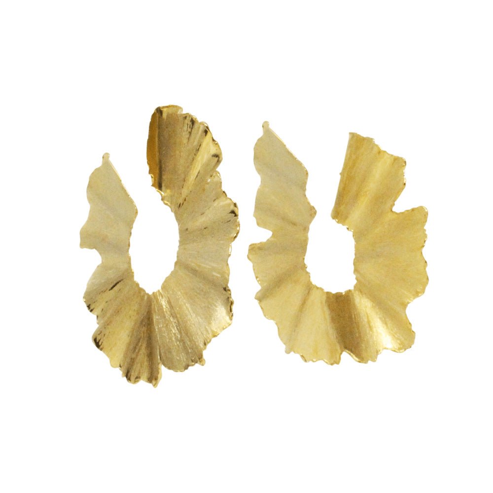 Ginkgo Earrings - LAURA CANTU JEWELRY
