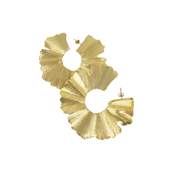 Ginkgo Earrings - LAURA CANTU JEWELRY