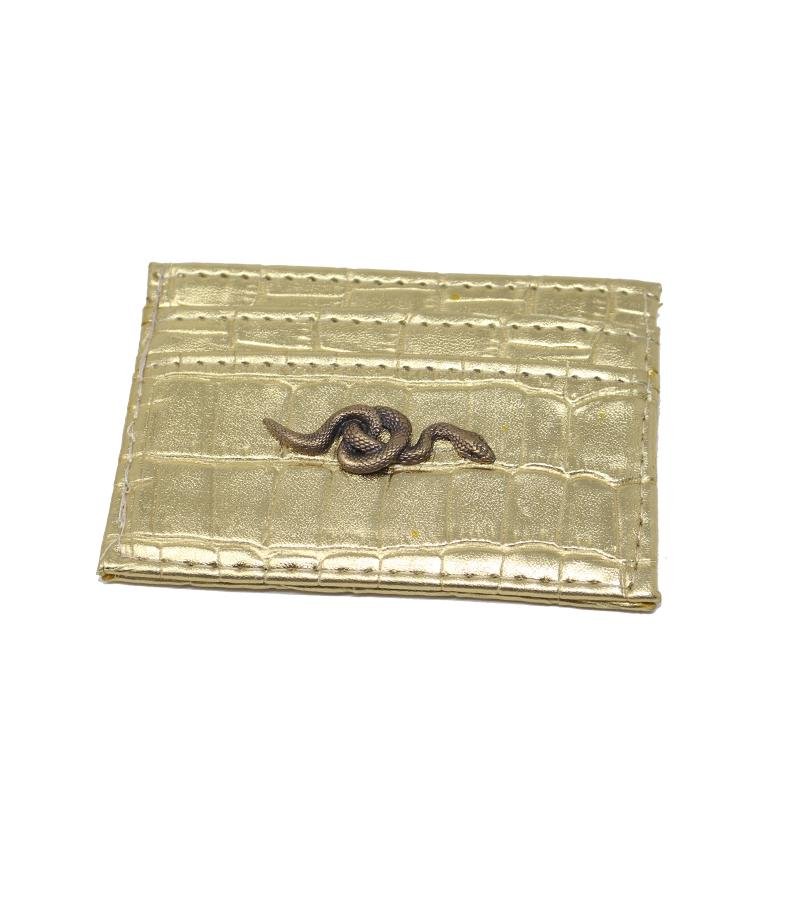 Gold Card Holder - Laura Cantu Jewelry - Mx