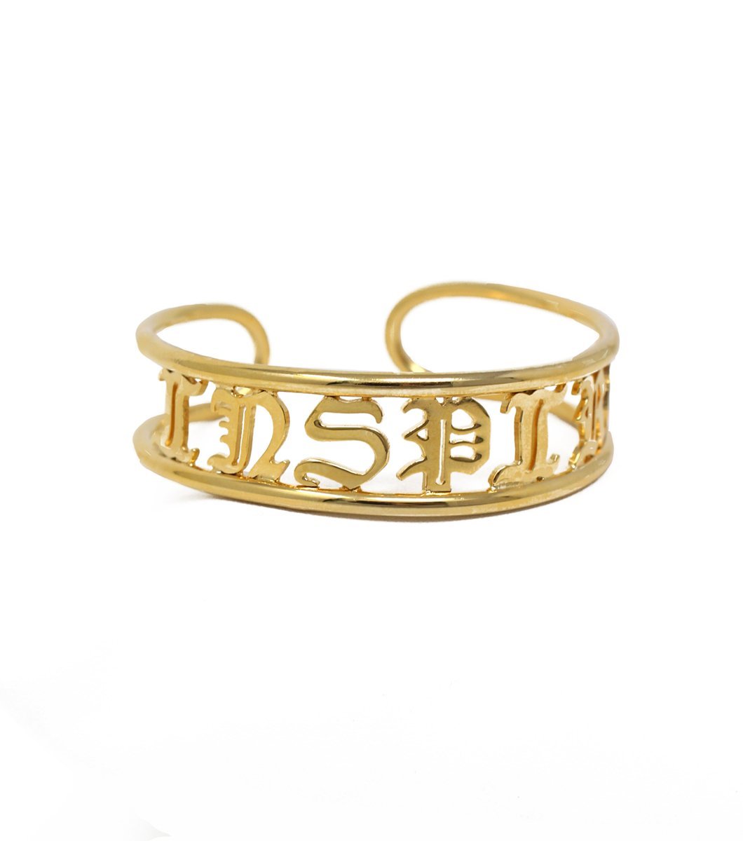 Gothic letters bracelet - Laura Cantu Jewelry - Mx