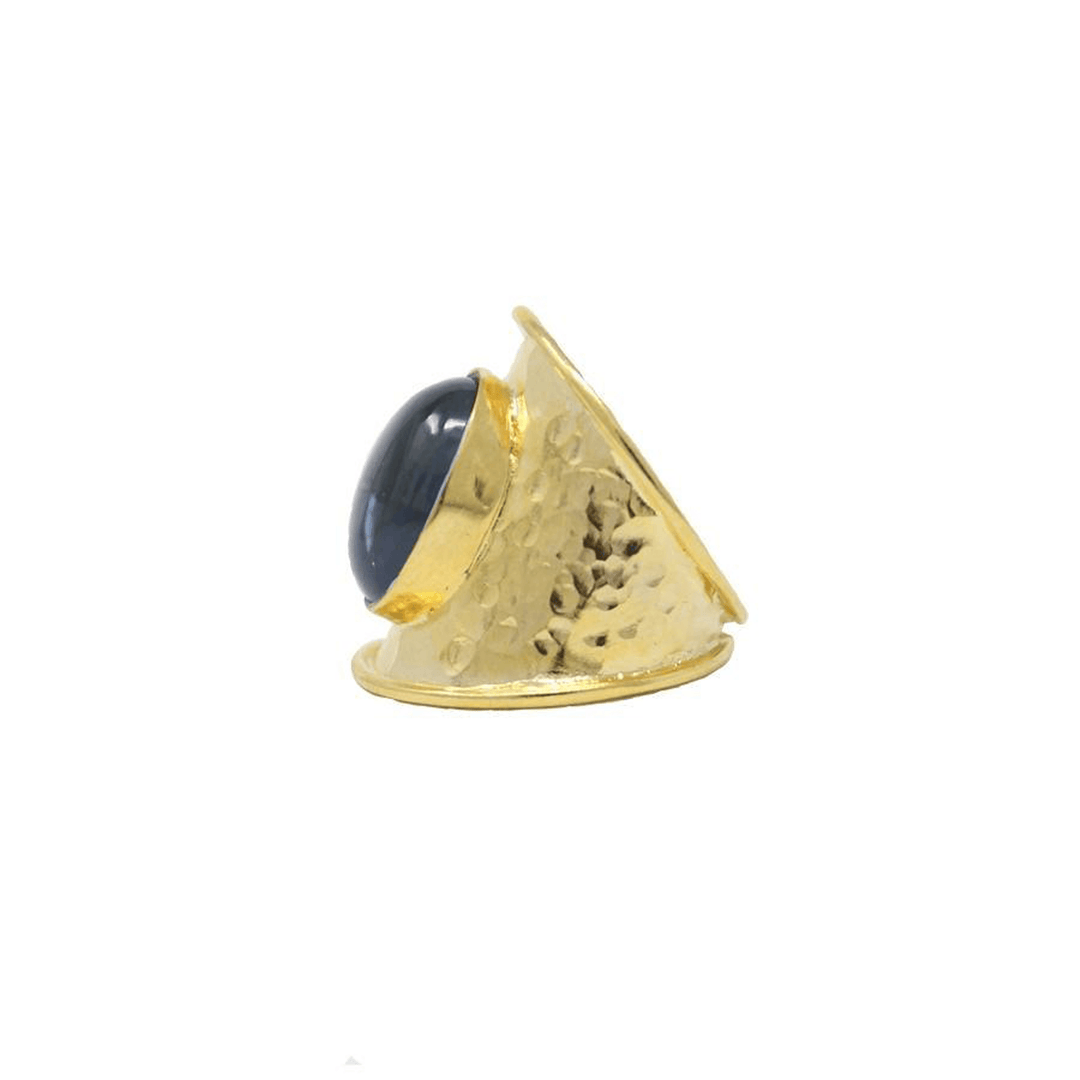 Grecia Ring (London Blue) - LAURA CANTU JEWELRY