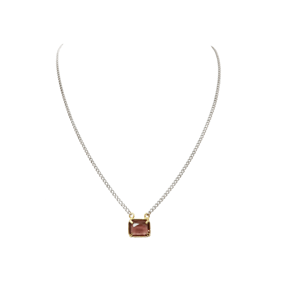 INNIA SILVER CHAIN NECKLACE - LAURA CANTU JEWELRY