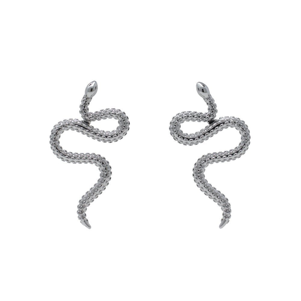 Long Serpent Earrings - LAURA CANTU JEWELRY US