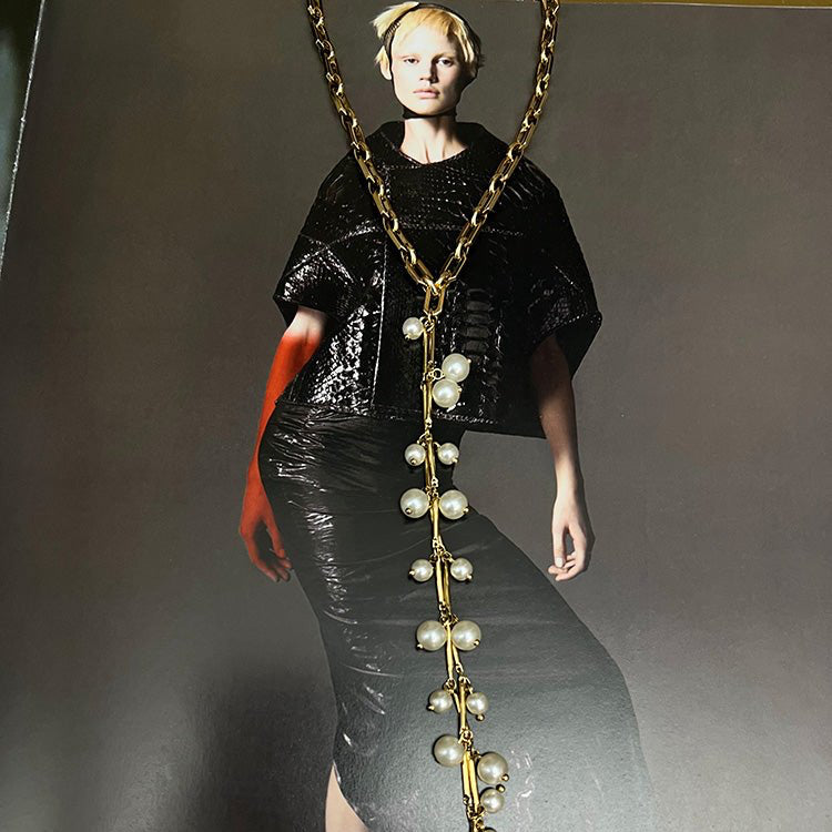 Mario Pearl Necklace - LAURA CANTU JEWELRY