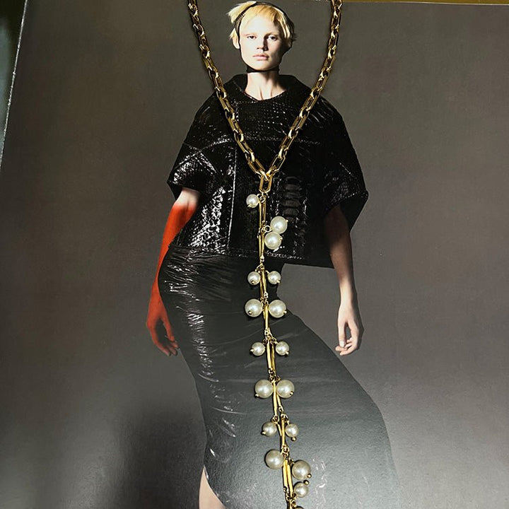 Mario Pearl Necklace - LAURA CANTU JEWELRY