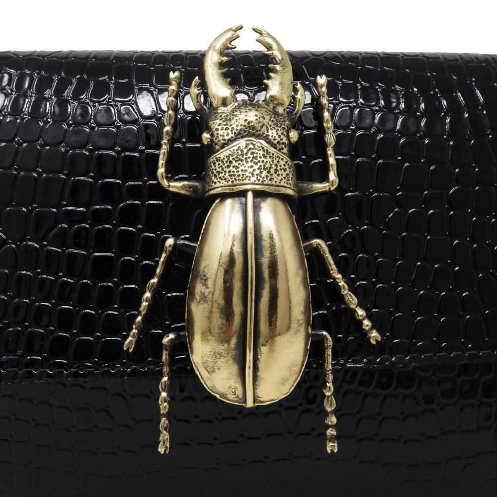 Natasha Clutch (Black) - LAURA CANTU JEWELRY