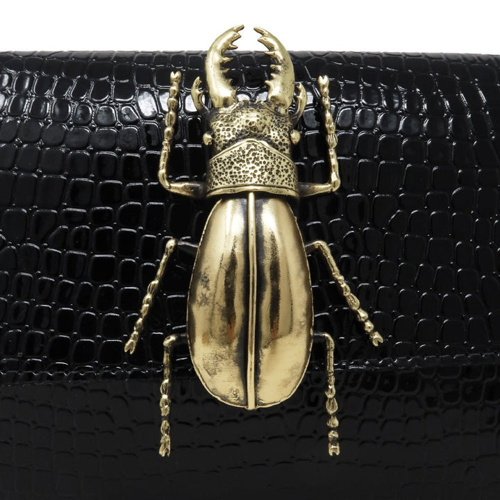 Natasha Clutch (Black) - LAURA CANTU JEWELRY