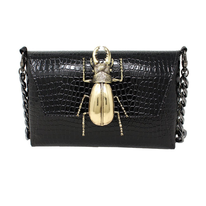 Natasha Clutch (Black) - LAURA CANTU JEWELRY
