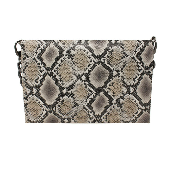 Natasha Gold Snake Clutch (Antique Silver Chain) - LAURA CANTU JEWELRY