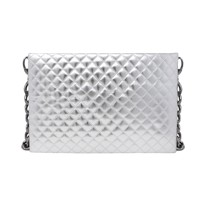 Natasha Gold Snake Clutch (Antique Silver Chain) - LAURA CANTU JEWELRY