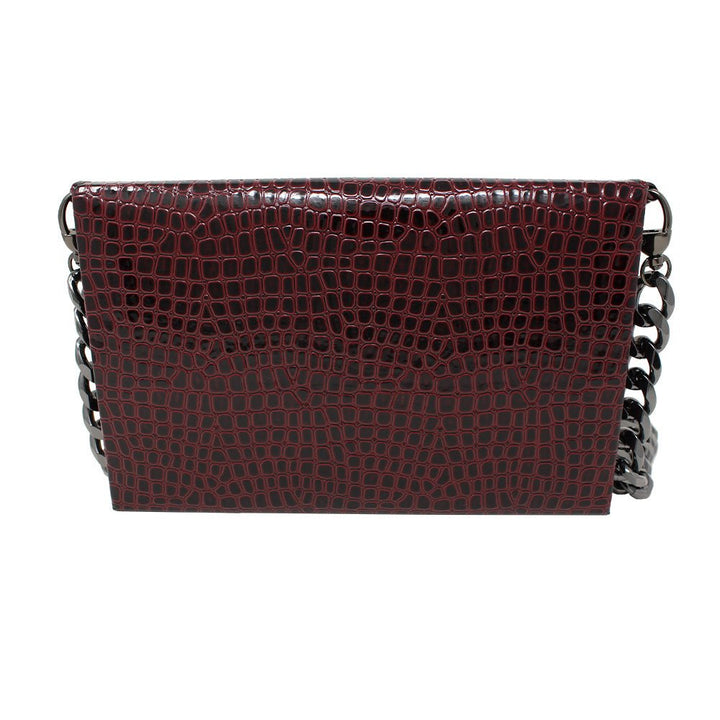 Natasha Gold Snake Clutch (Antique Silver Chain) - LAURA CANTU JEWELRY