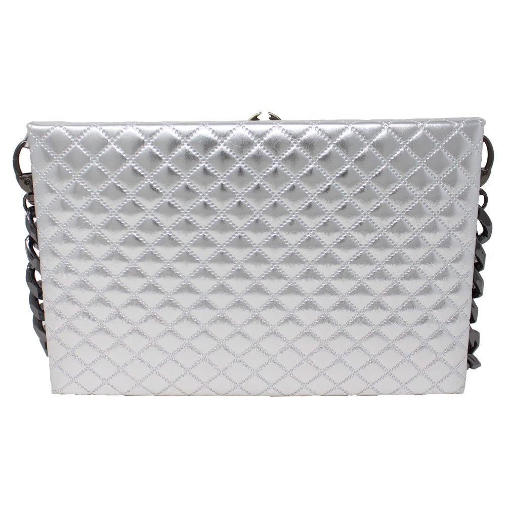 Natasha Metallic Rhombus Beetle - LAURA CANTU JEWELRY