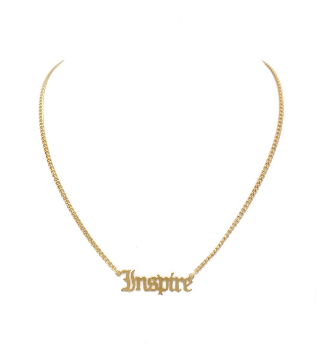 One Self Reminder Inspire Necklace - LAURA CANTU JEWELRY US