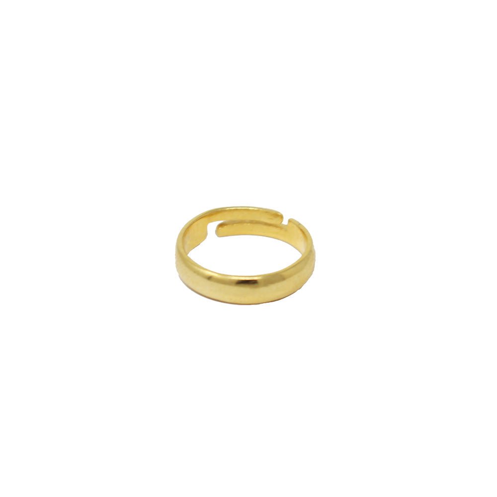 18Kt Gold IP Steel Signet Pinky Finger Ring FR28155GP-06 | Segner's  Jewelers | Fredericksburg, TX