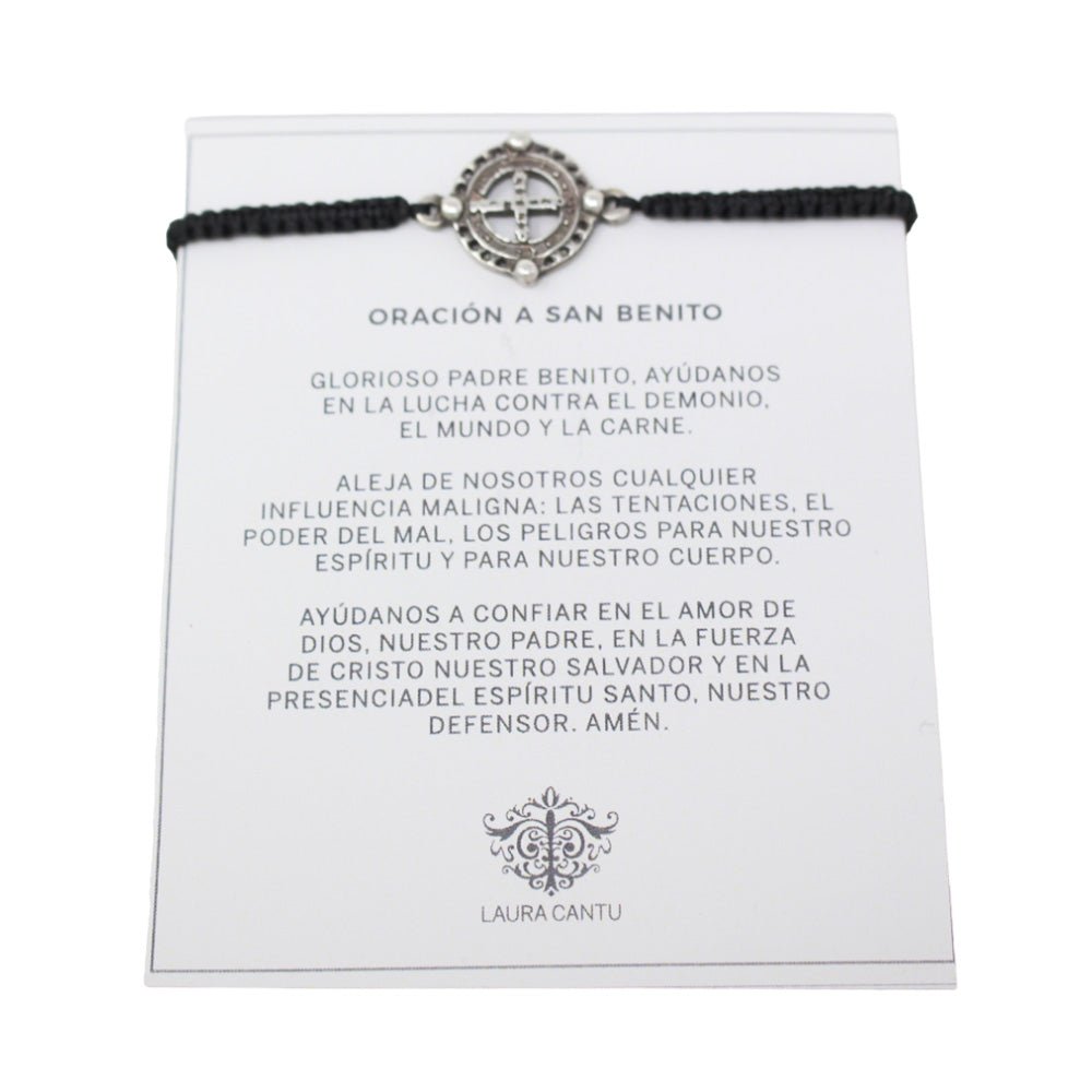 Pulsera San Benito Tejida - LAURA CANTU JEWELRY