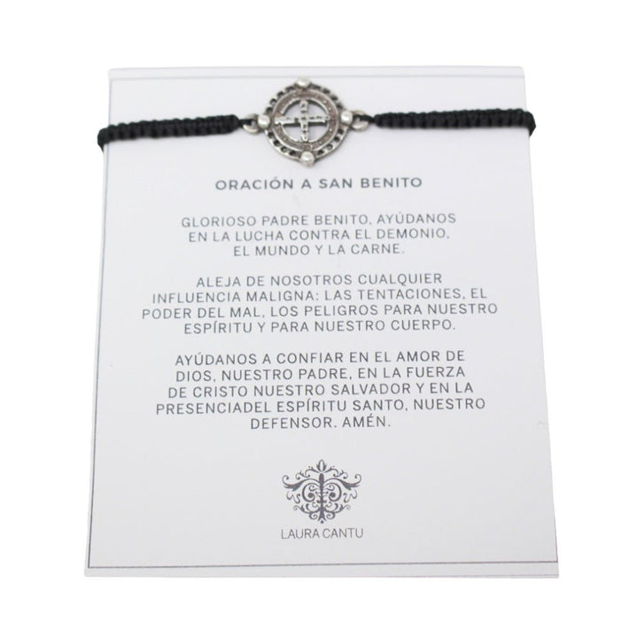 Pulsera San Benito Tejida - LAURA CANTU JEWELRY