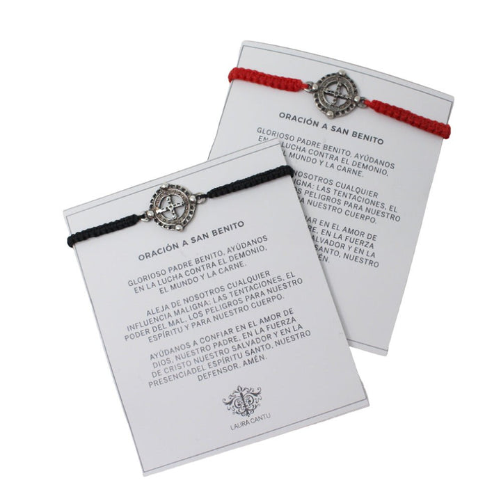 Pulsera San Benito Tejida - LAURA CANTU JEWELRY