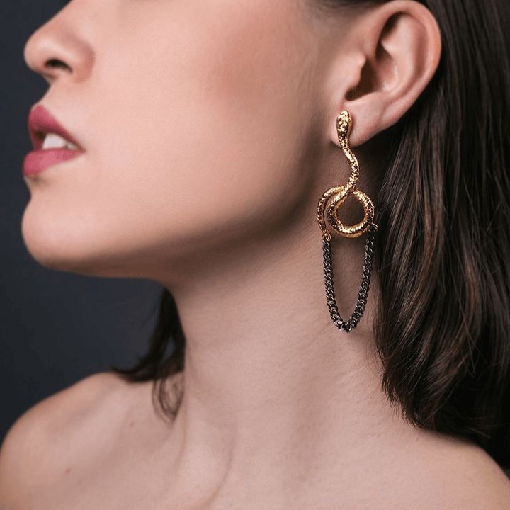 Serpentina Earrings - LAURA CANTU JEWELRY US