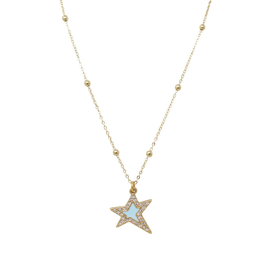 Shooting Star Necklace - LAURA CANTU JEWELRY US