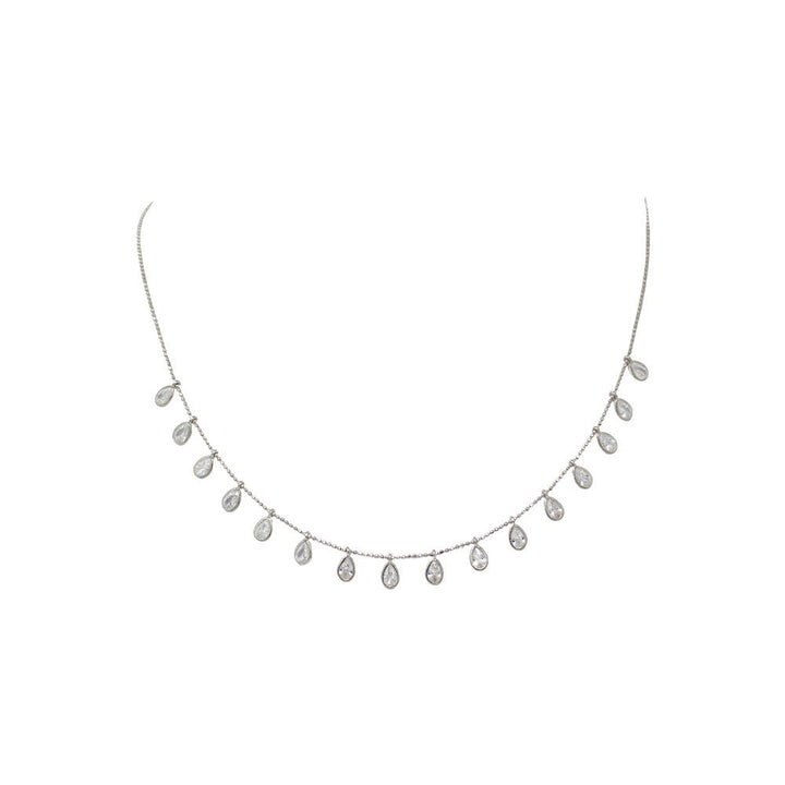 Silver Drops Necklace - LAURA CANTU JEWELRY