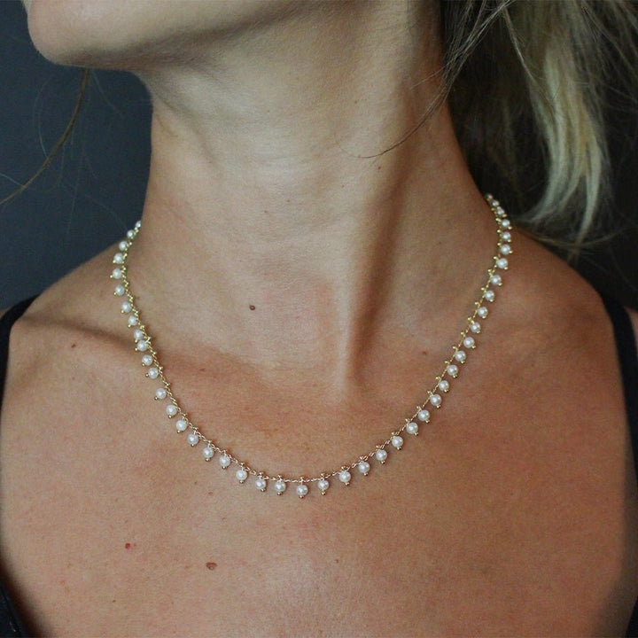 Sydney Pearl Necklace - LAURA CANTU JEWELRY