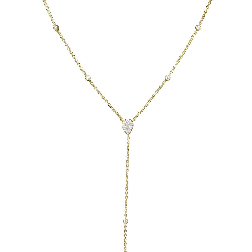 Tania Y Gold Necklace - LAURA CANTU JEWELRY