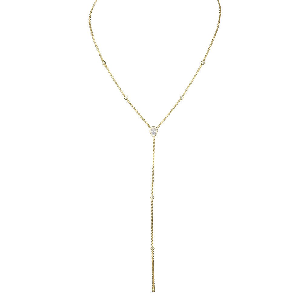 Tania Y Gold Necklace - LAURA CANTU JEWELRY