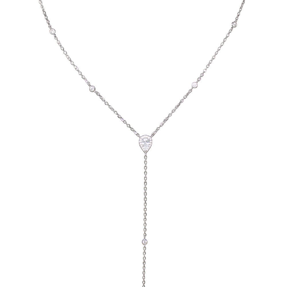 Tania Y Silver Necklace - LAURA CANTU JEWELRY