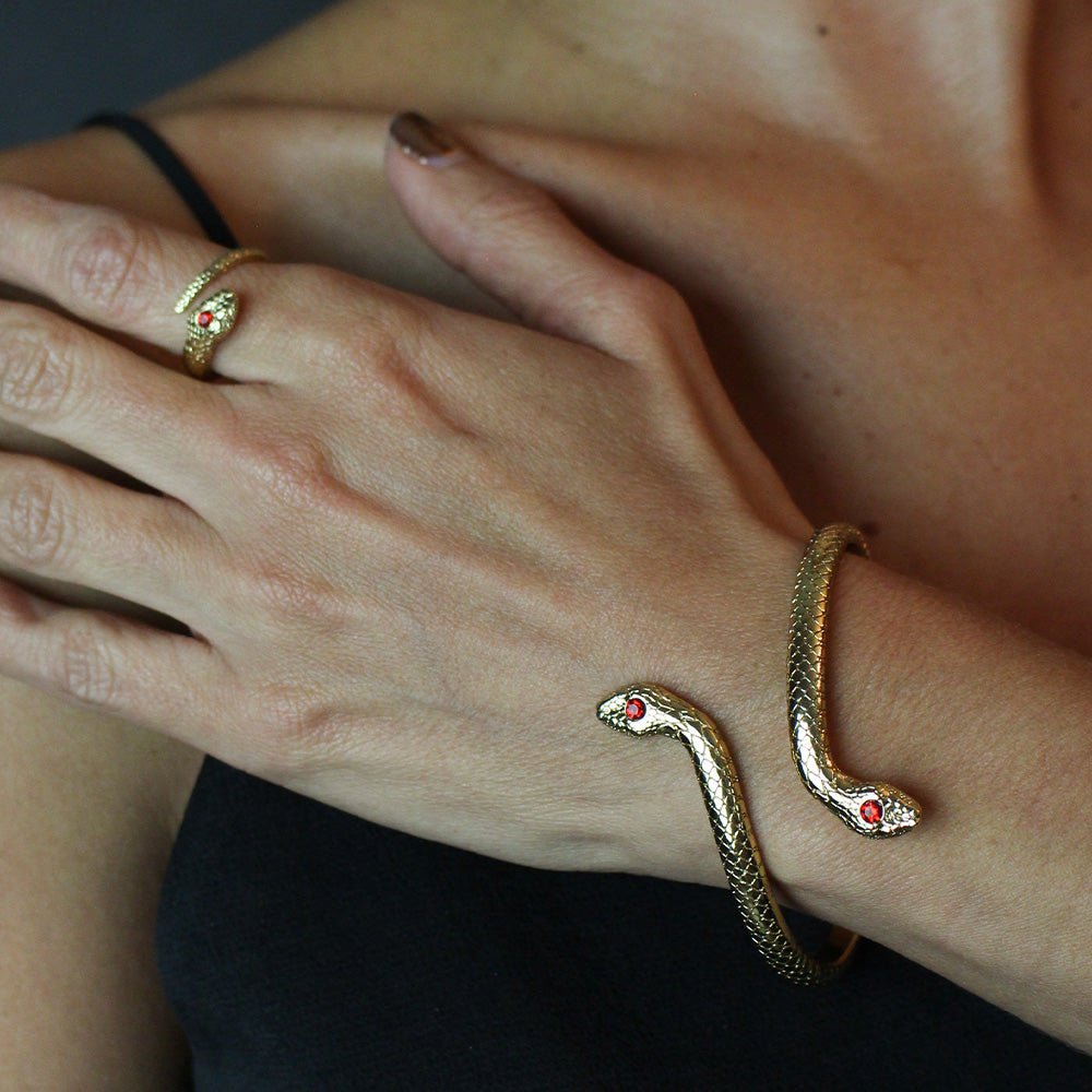 “The Hunger Games: The Ballad of Songbirds & Snakes” Snake Bracelet - LAURA CANTU JEWELRY US