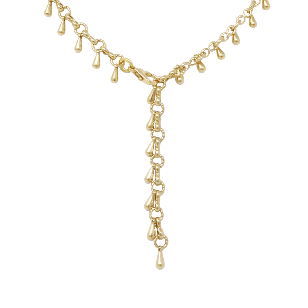 Three Way Drop Necklace - LAURA CANTU JEWELRY